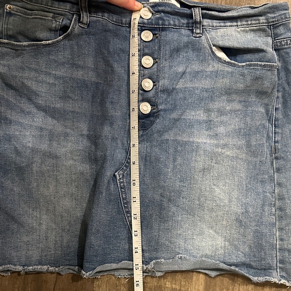 Kensie Blue Denim Skirt - Picture 5 of 5